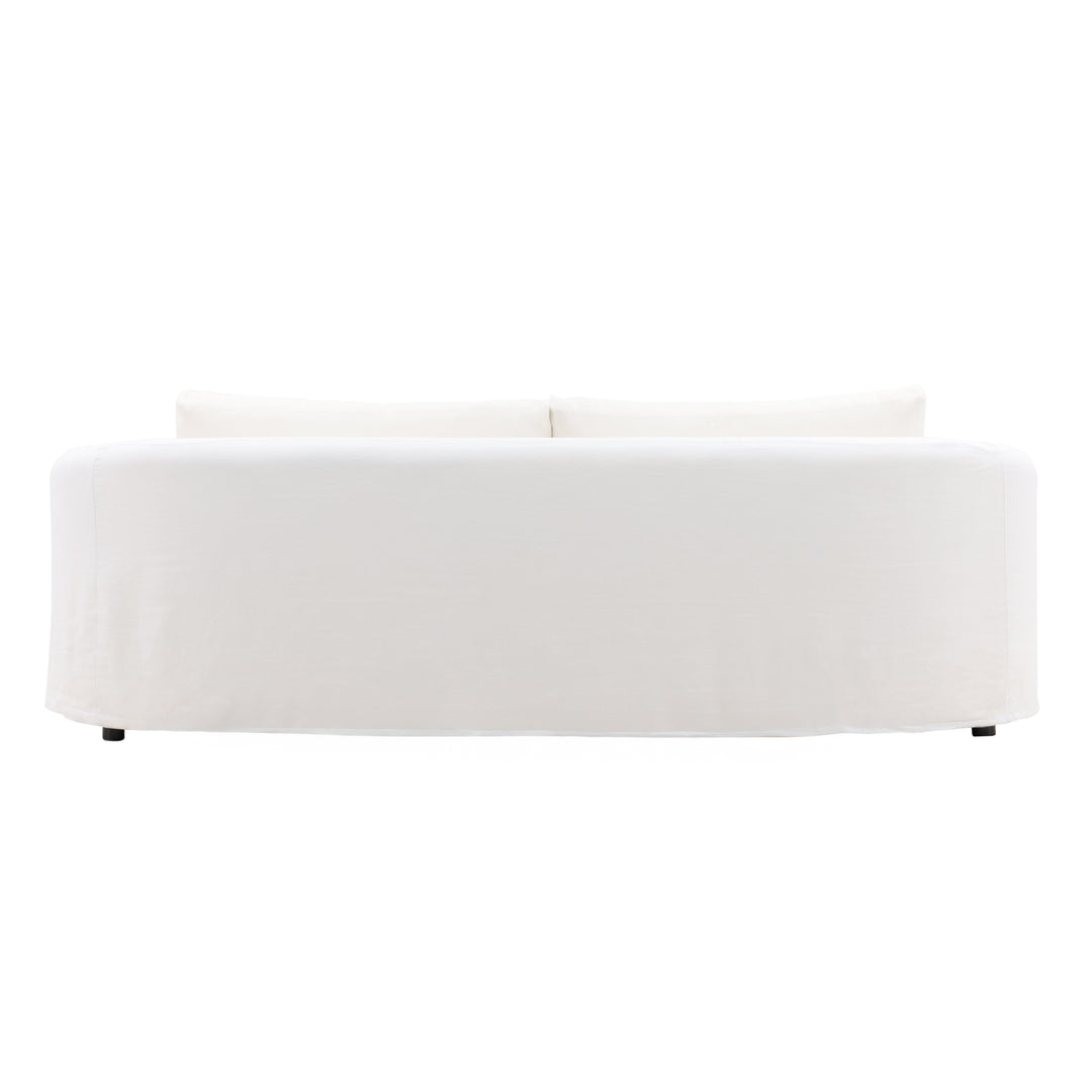 Florren Slipcovered Sofa, reference configuration back view
