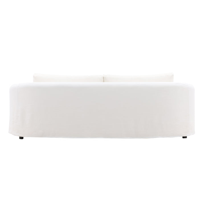 Florren Slipcovered Sofa, reference configuration back view