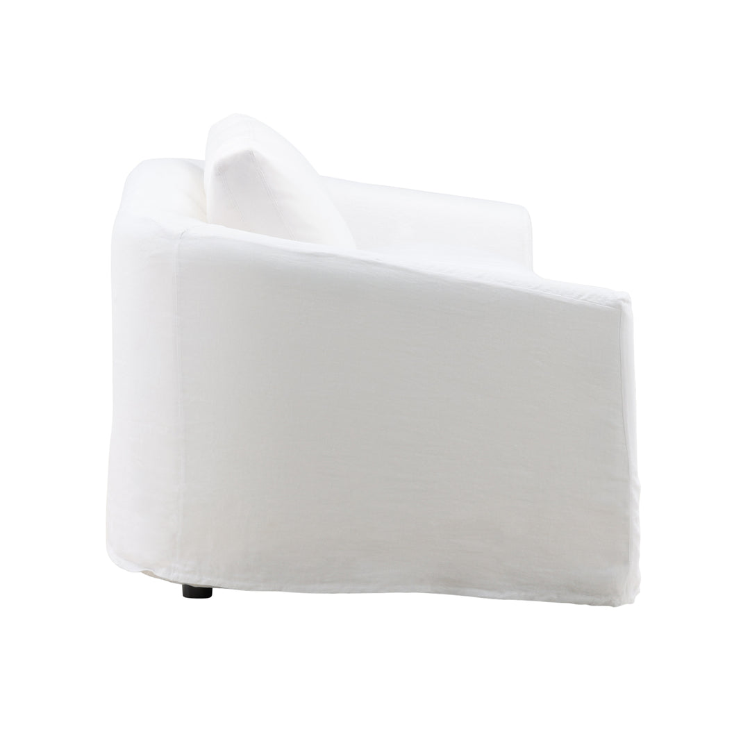 Florren Slipcovered Sofa, reference configuration profile view