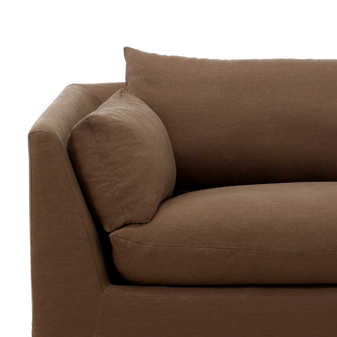 Otren Slipcovered Sofa, reference configuration detail 2 view