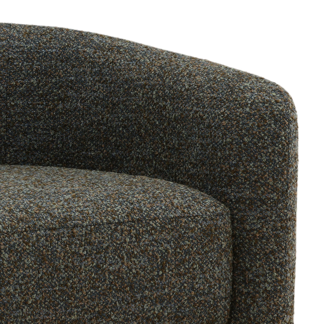 Rusren Cerulean Boucle Sofa, detail 2 view