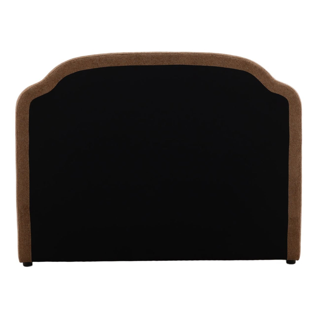 Galen Brown Chenille Bed, back view