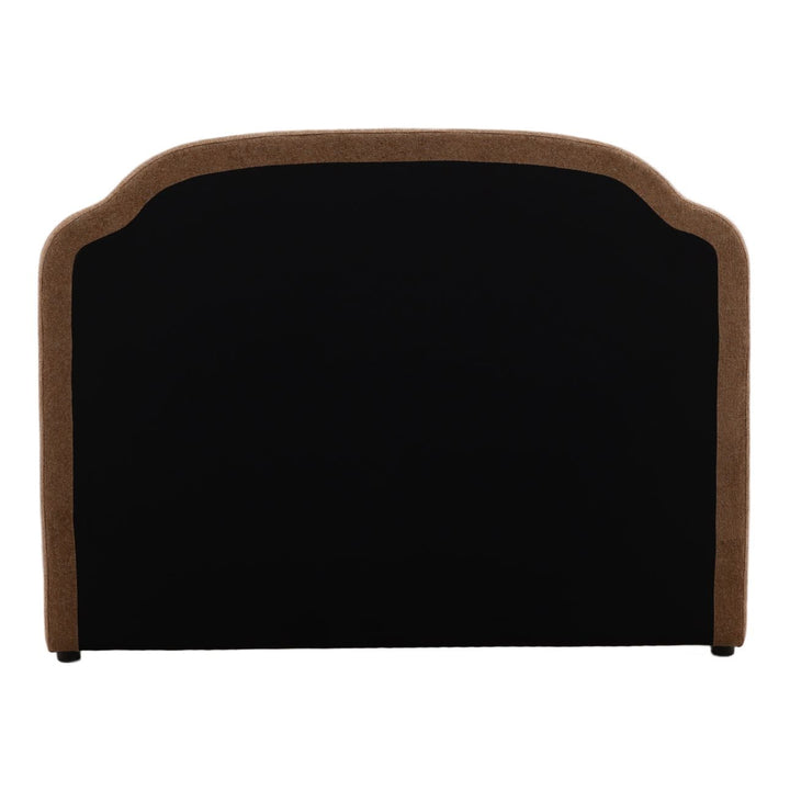 Galen Brown Chenille Bed, back view