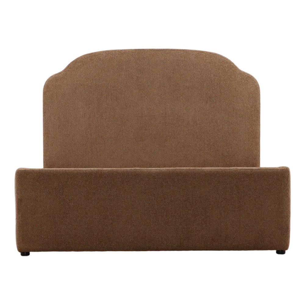 Galen Brown Chenille Bed, front view