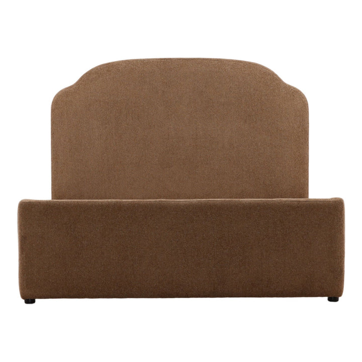 Galen Brown Chenille Bed, front view