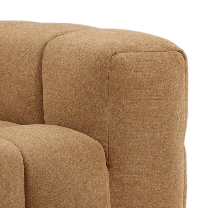 Tiellen Brown Woven Sofa, detail 2 view