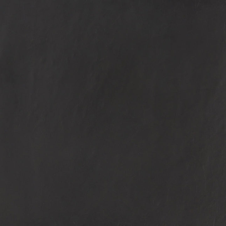 Celeste Black Leather and Teak Dining Chair, detail 1 view