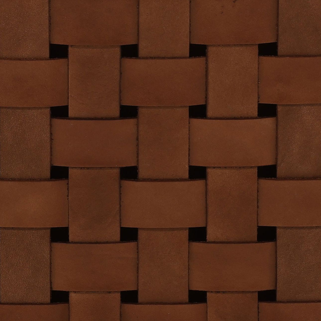 Ridley Leather and Teak Dining Chair, detail 1 view
