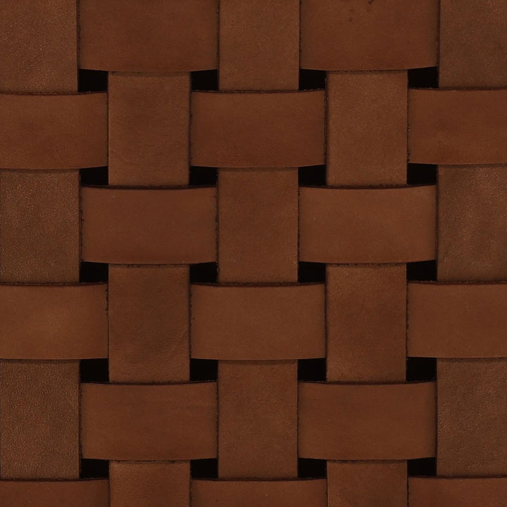 Ridley Leather and Teak Dining Chair, detail 1 view