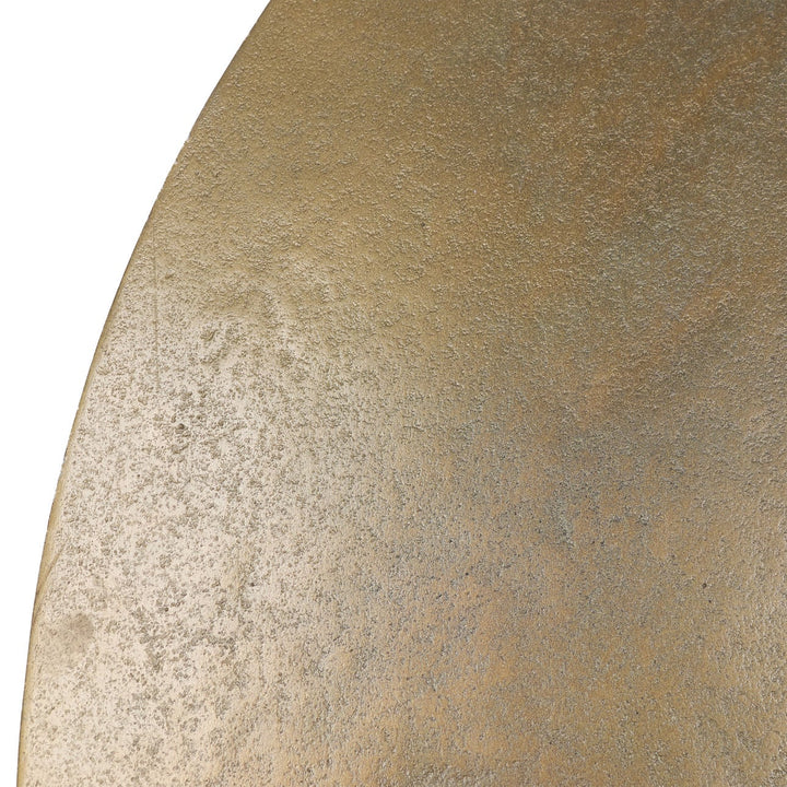 Golren Brass Cast Aluminum Bistro Table, detail 3 view