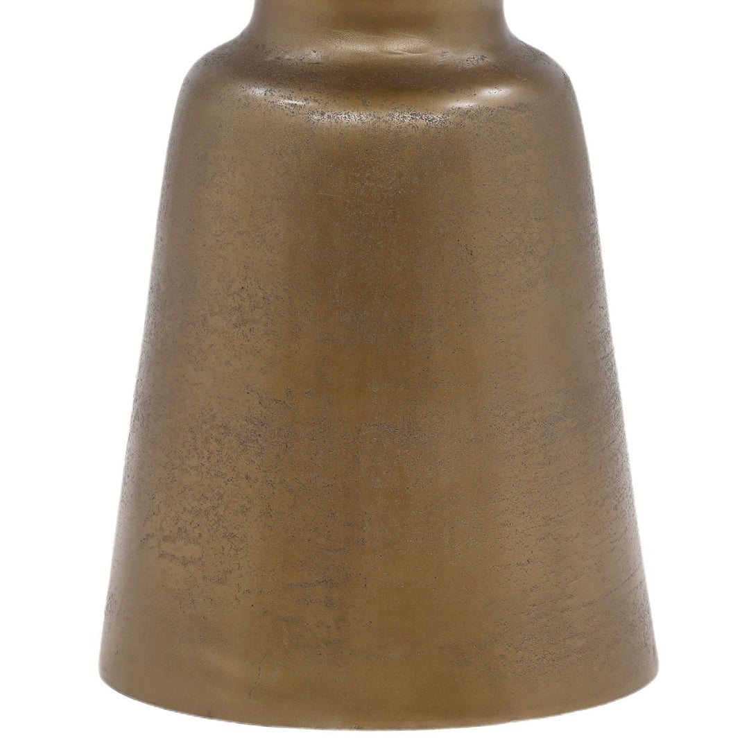 Golren Brass Cast Aluminum Counter Table, detail 2 view