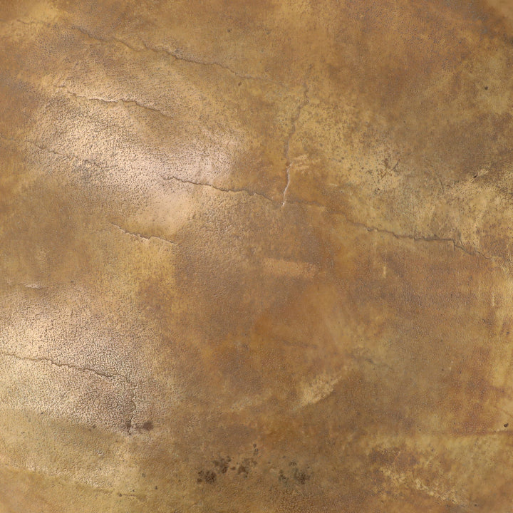 Isa Brass-Finish Coffee Table, detail 3 view