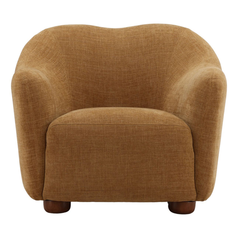 Franelle Ochre Lounge Chair, front view