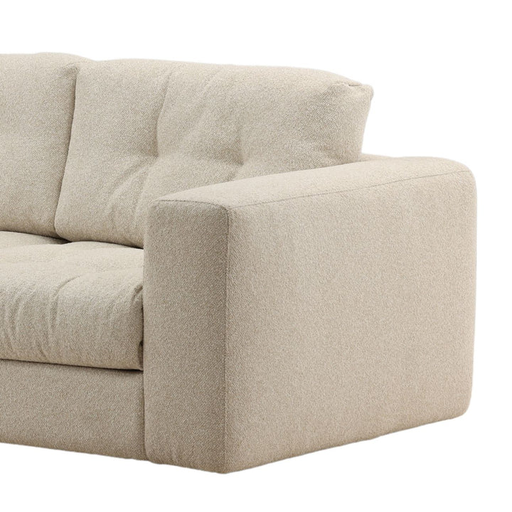 Winren Oatmeal Boucle Sofa, detail 2 view