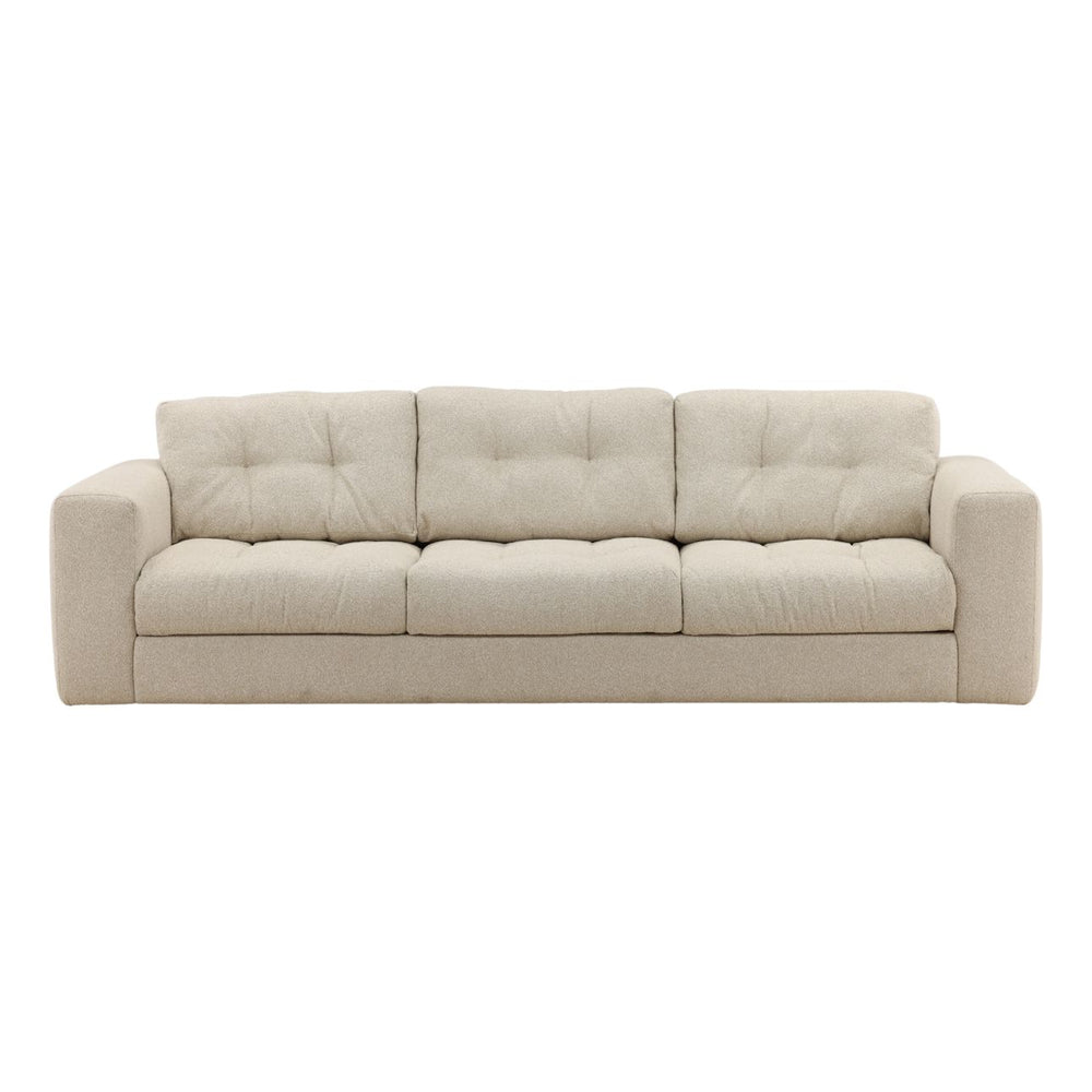 Winren Oatmeal Boucle Sofa, front view