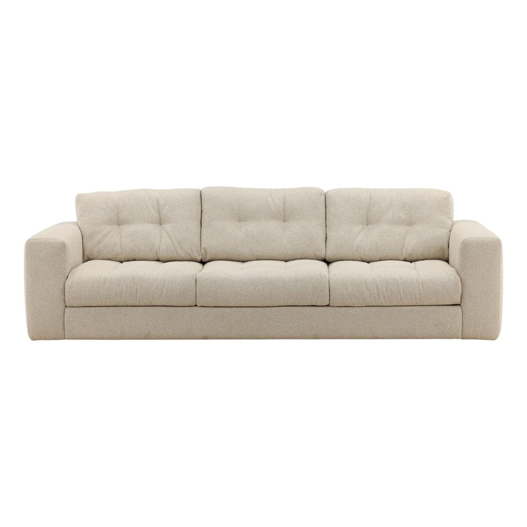 Winren Oatmeal Boucle Sofa, front view
