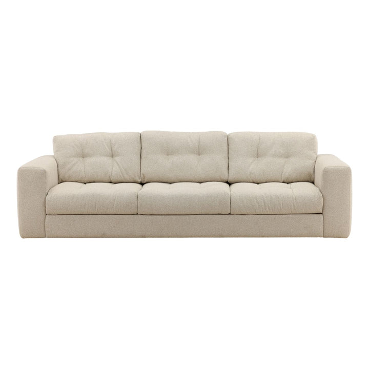 Winren Oatmeal Boucle Sofa, front view