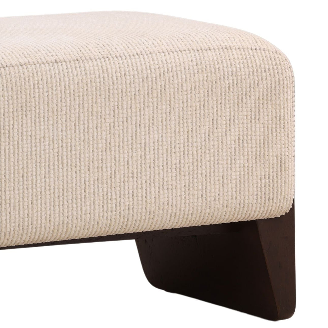Malin Cream Bench, detail 2 view