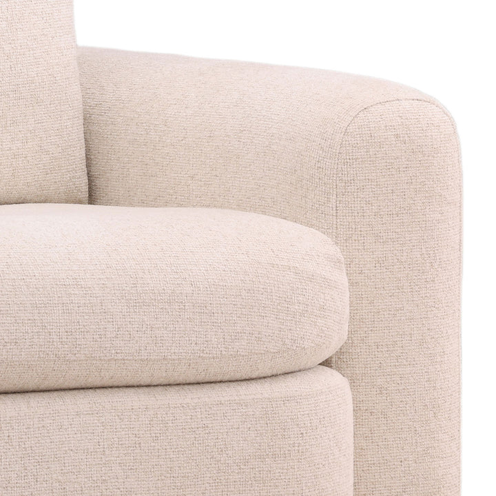 Franwell Chenille Sofa, Oatmeal, detail 2 view