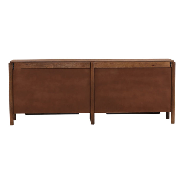 Ren Mango Wood Sideboard, back view