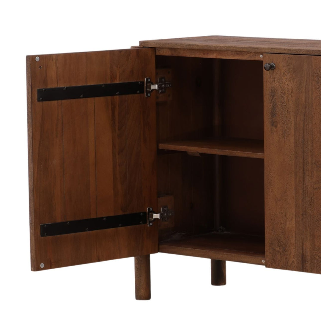 Ren Mango Wood Sideboard, detail 2 view
