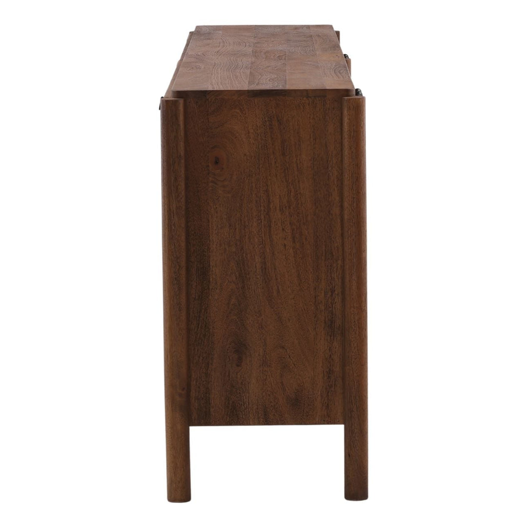 Ren Mango Wood Sideboard, profile view