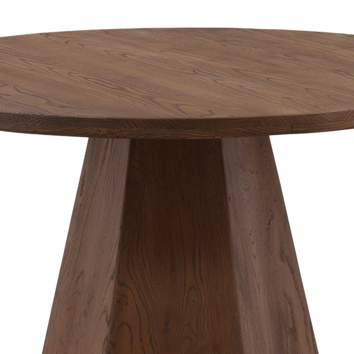 Briar Brown Oak Dining Table, detail 2 view