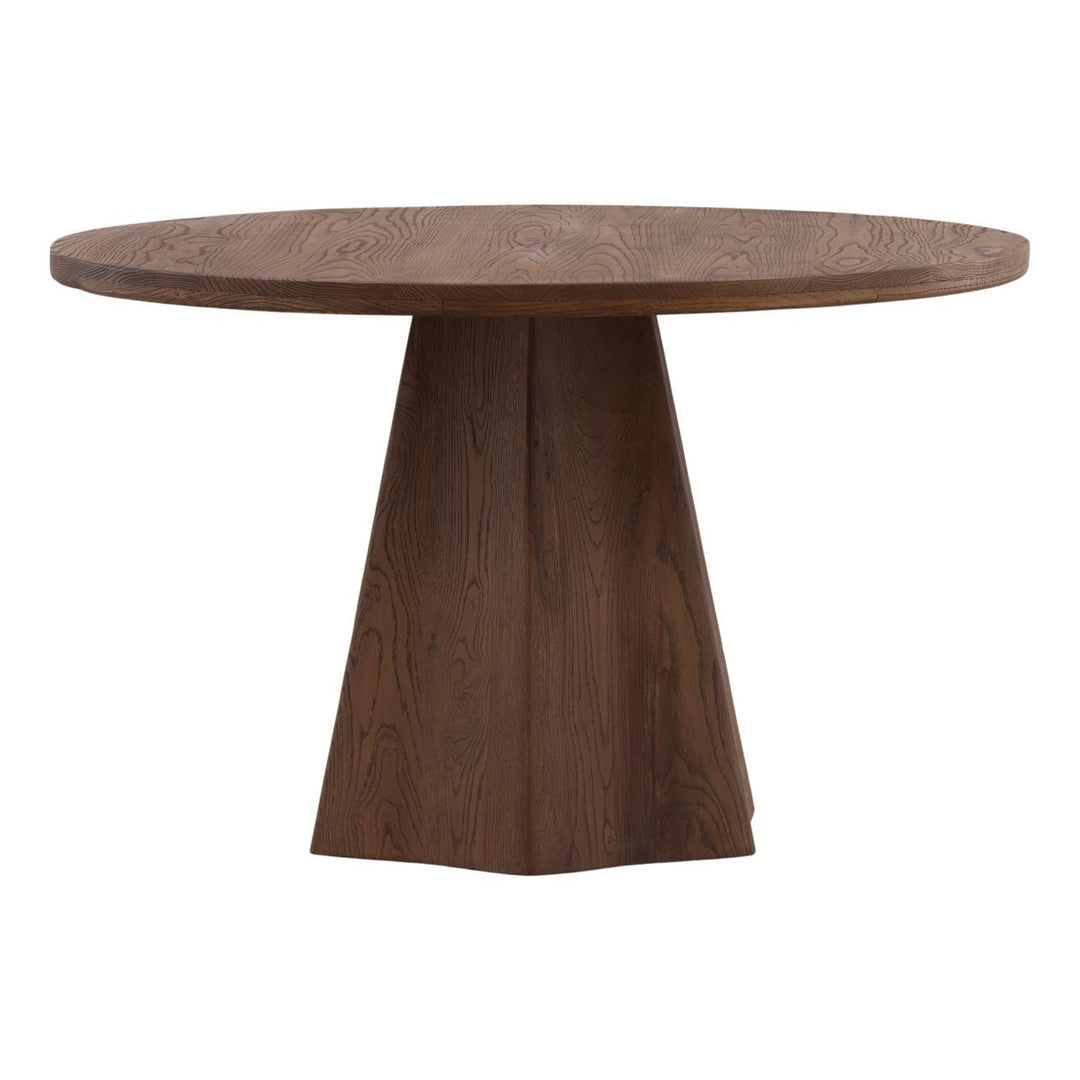 Briar Brown Oak Dining Table, front view