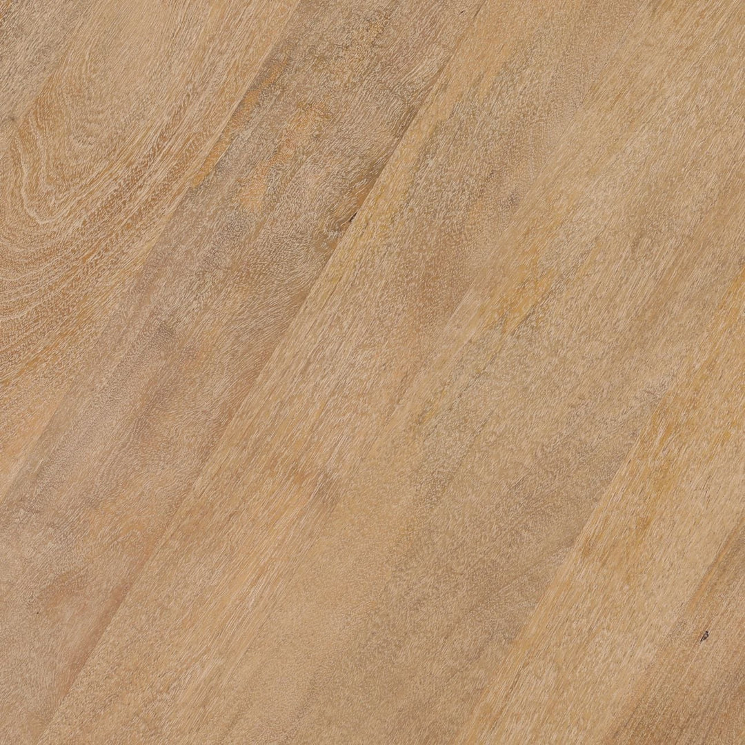 Briar Natural Mango Wood Dining Table, detail 1 view