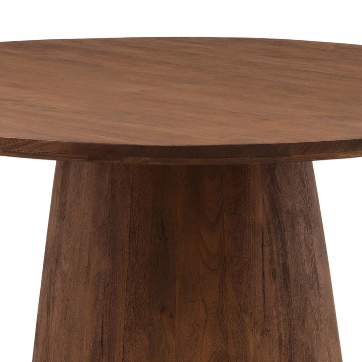 Paxton Brown Mango Wood Dining Table, detail 2 view