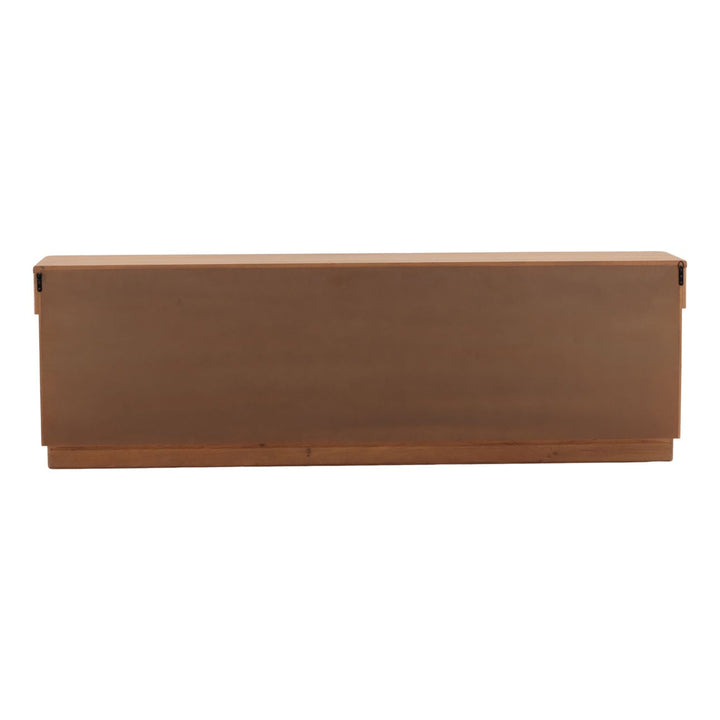 Mira Oak Wood Sideboard, back view