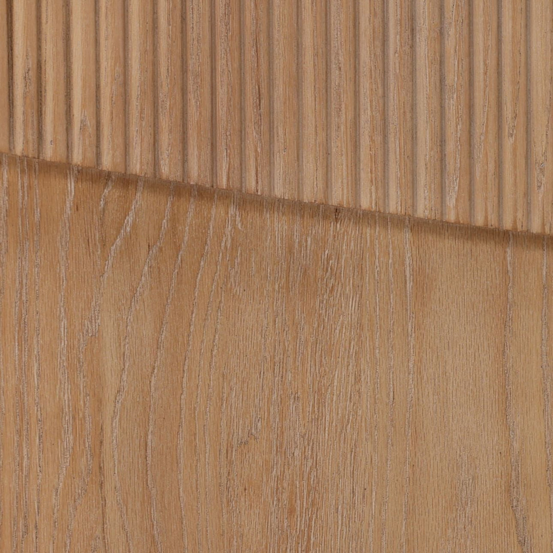 Mira Oak Wood Sideboard, detail 1 view