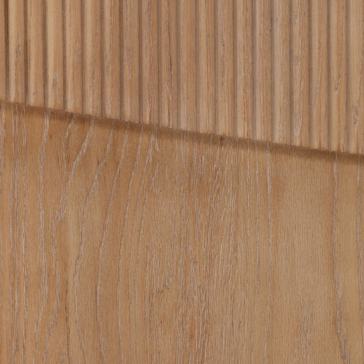 Mira Oak Wood Sideboard, detail 1 view
