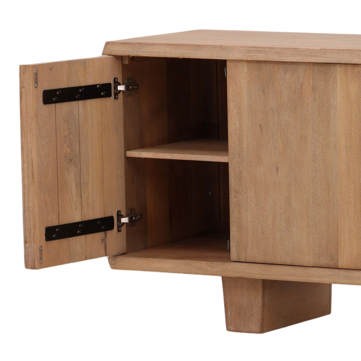 Liora Mango Wood Sideboard, detail 2 view
