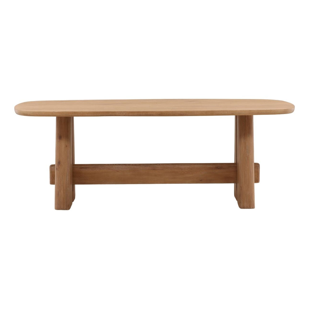 Hale Natural Oak Dining Table, front view