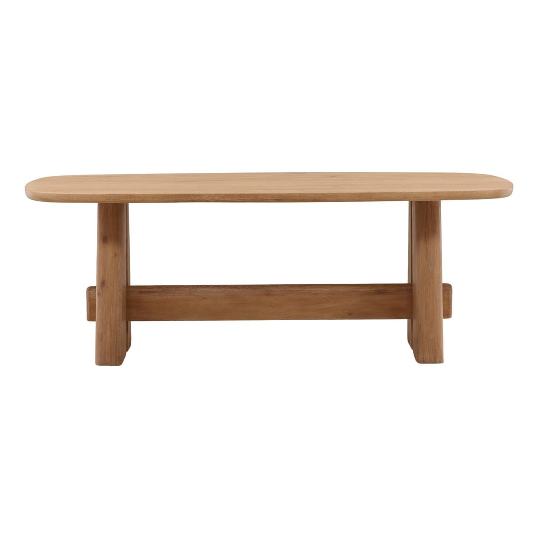 Hale Natural Oak Dining Table, front view