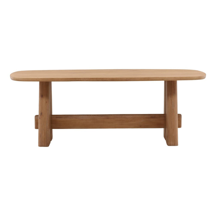 Hale Natural Oak Dining Table, front view