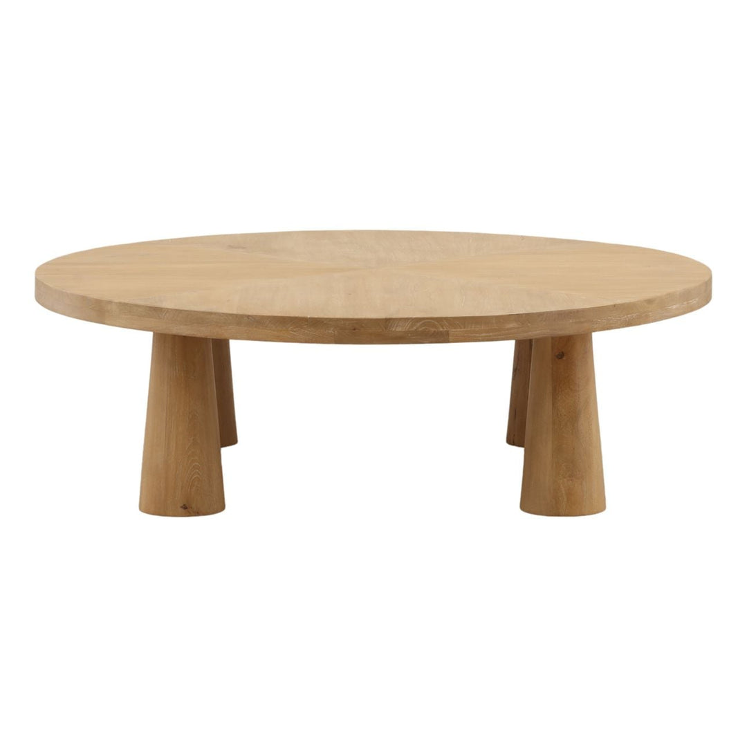 Soren Mango Wood Coffee Table, front view
