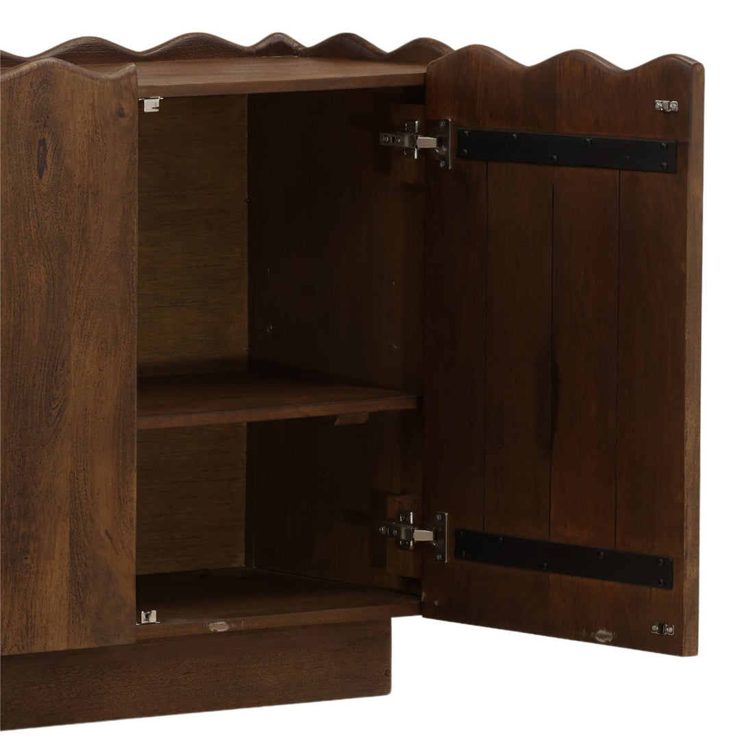 Aubrey Mango Wood Sideboard, detail 2 view