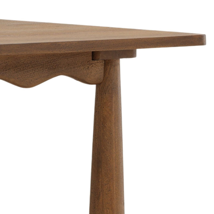 Arlo Brown Mango Wood Dining Table, detail 2 view