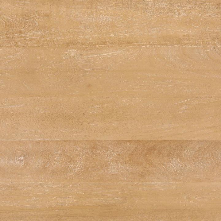 Creston Natural Mango Wood Dining Table, detail 1 view