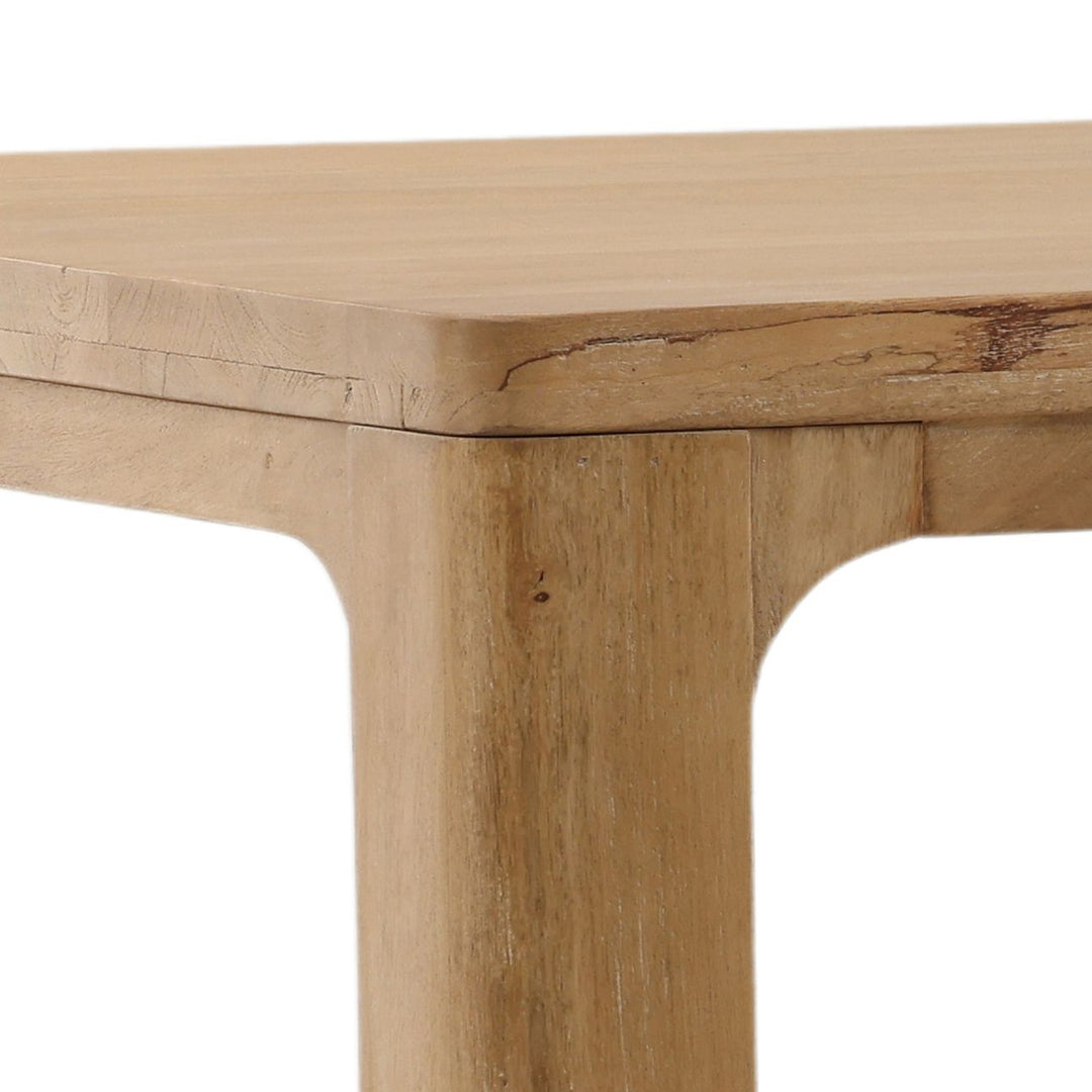 Creston Natural Mango Wood Dining Table, detail 2 view