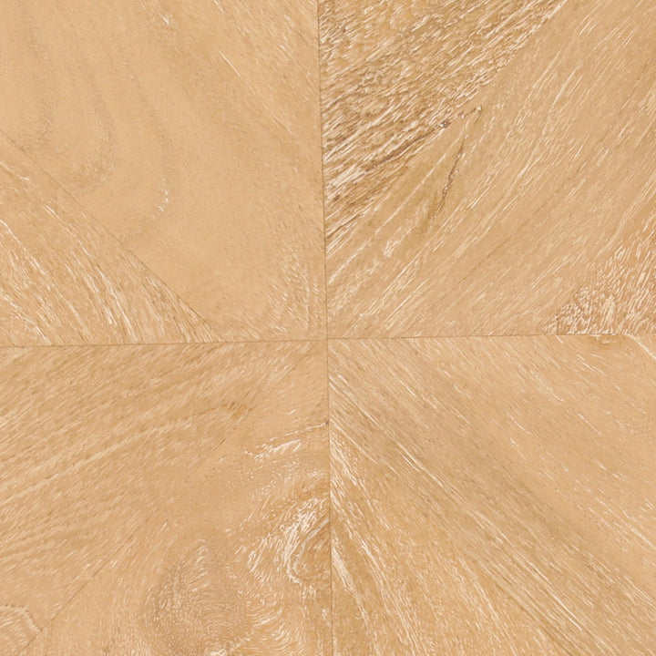 Soren Mango Wood Side Table, detail 1 view