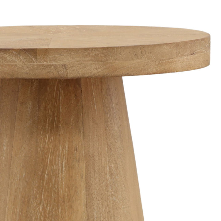 Soren Mango Wood Side Table, detail 2 view