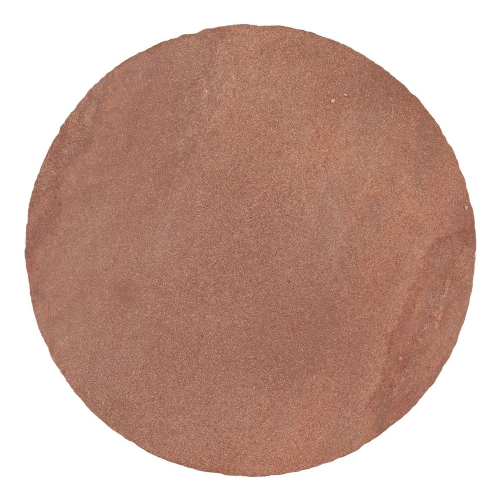 Terra Sandstone Outdoor Coffee Table, overhead view