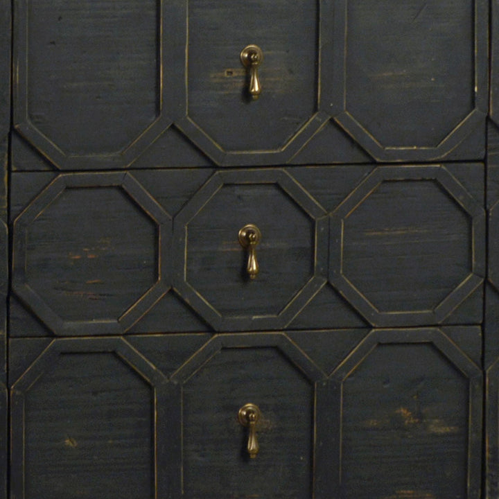Harlow Reclaimed Pine Sideboard, detail 1 view