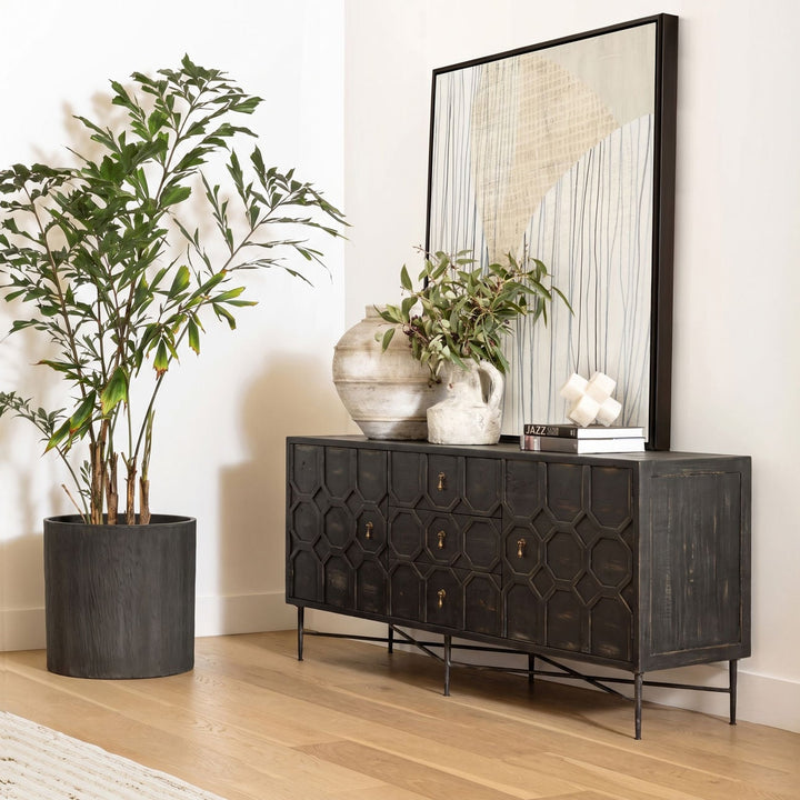 Harlow Reclaimed Pine Sideboard, alternate lifestyle view 2