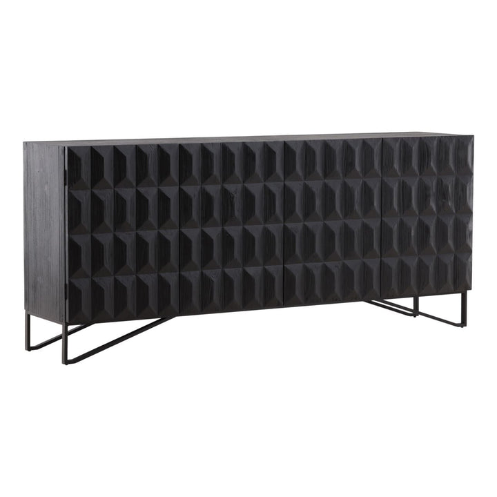 Montara Reclaimed Pine Sideboard, three-quarter studio view
