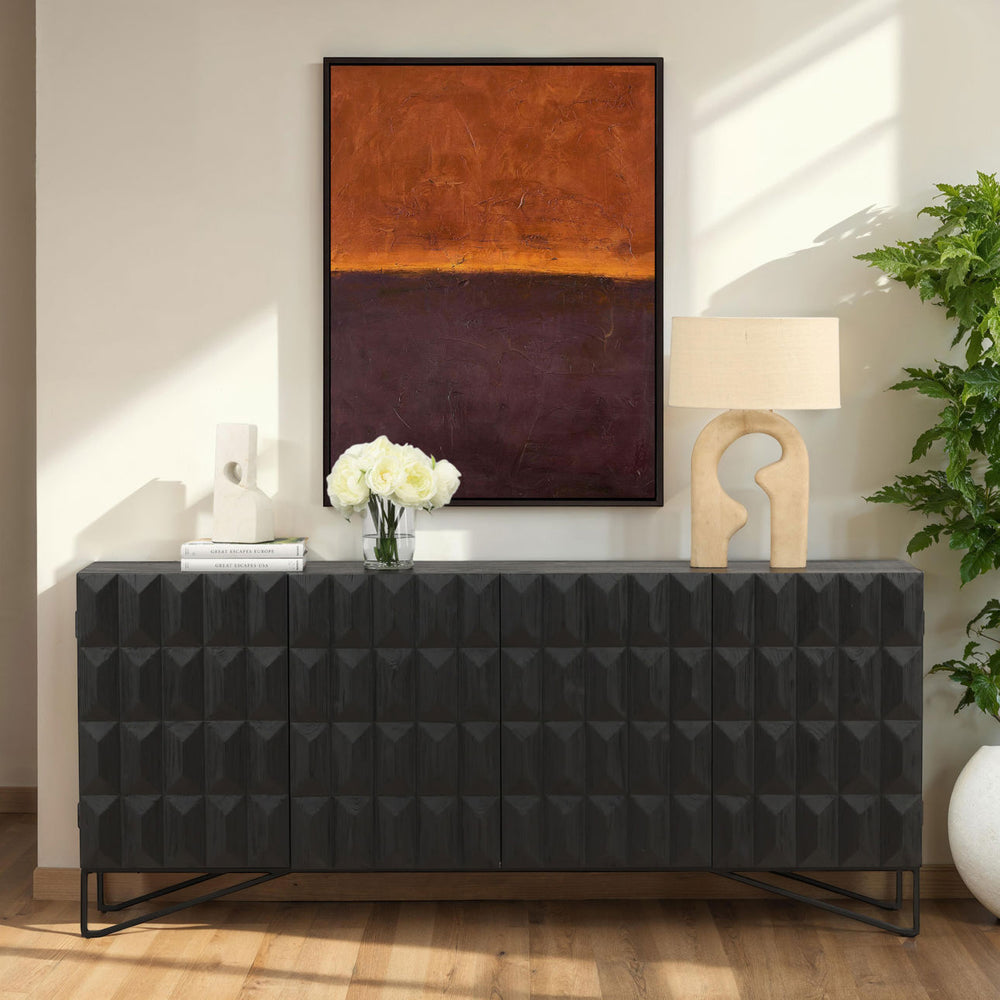 Montara Reclaimed Pine Sideboard, lifestyle view