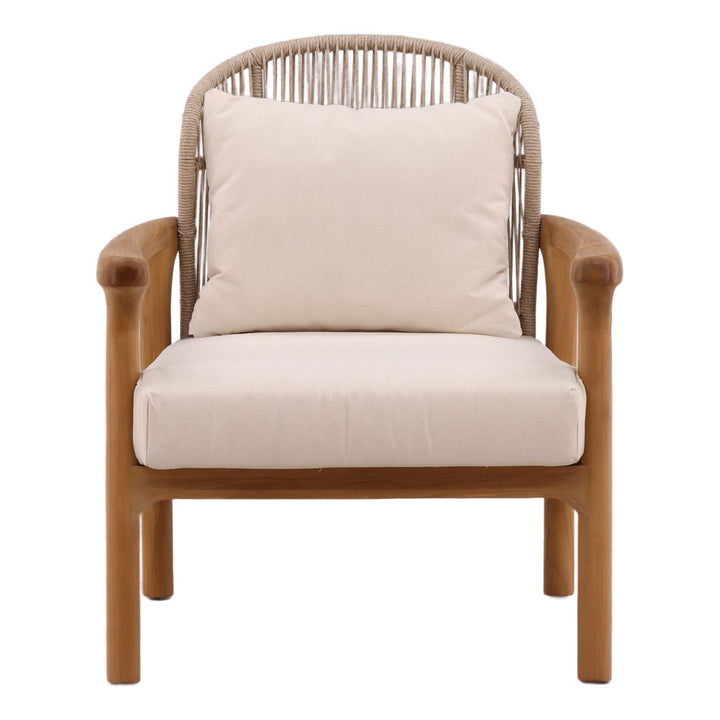 Koven Sand Outdoor Lounge Chair, front view
